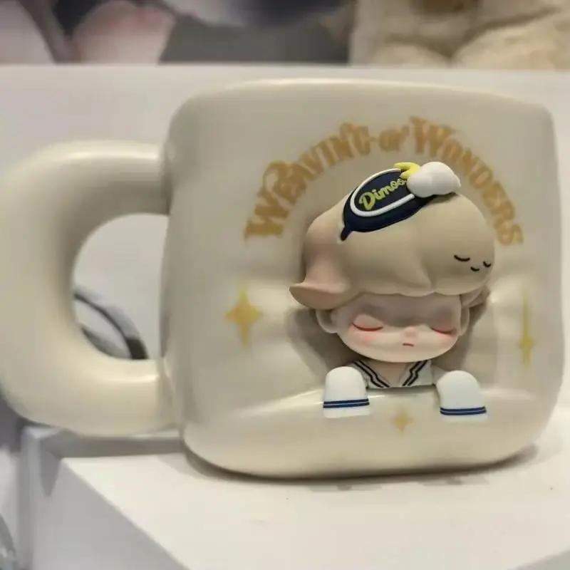 

DIMOO WEAVING WONDERS Series Ceramic Cup Set Home Cute Water Cup Kawaii Home Decoration For Girls Birthday Gift