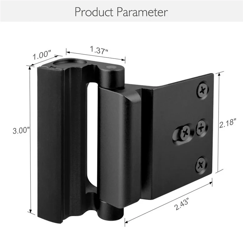 A45U Home Security Door Lock Home Reinforcement Door Lock Device Lock Childproof Door Reinforcement Lock B