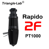 Trianglelab Phaetus Rapido 2F Hotend Faster Than Your lmagination PT1000 Detachable pT1000temperature sensor