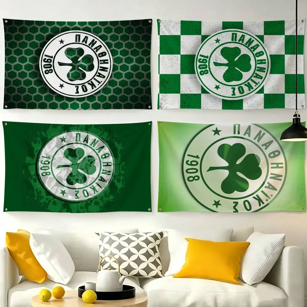 a-ART P-Panathinaikos A-Athens PA  Flag Suitable For Party Club Outdoor Interior Wall Decoration Banner Fans Gift