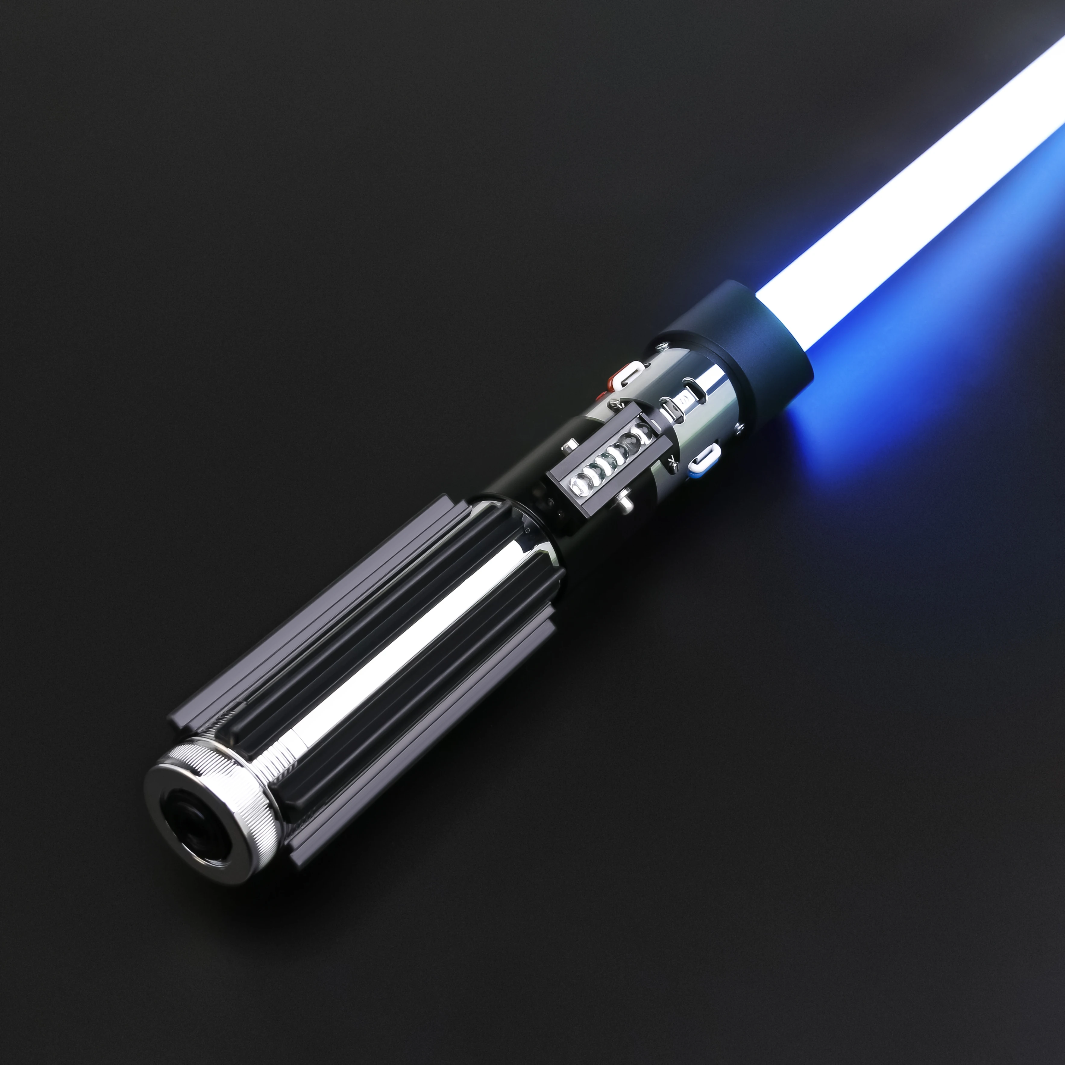 TXQSABER Lightsaber Replica Vader EP5 SD RGB Noe Pixel Light Sword Metal Handle FOC Smooth Swing Blaster Jedi Laser Sword Toys