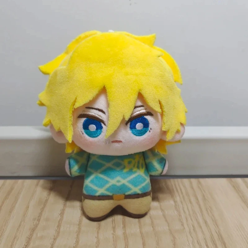 10 سنتيمتر أنيمي ديو دييغو براندو دمية أنيمي الشكل أفخم القطن دمية محشوة تأثيري Kawaii قلادة التميمة هدايا عيد الميلاد