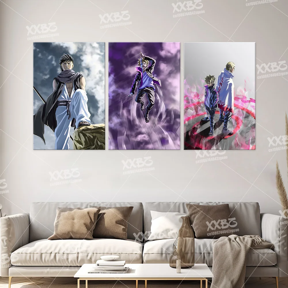 1Pcs Naruto Canvas Paintings Boruto Wall Art Kawaki Home Decor Anime Poster Uchiha Itachi Pictures Cartoon No Frame Wallpaper