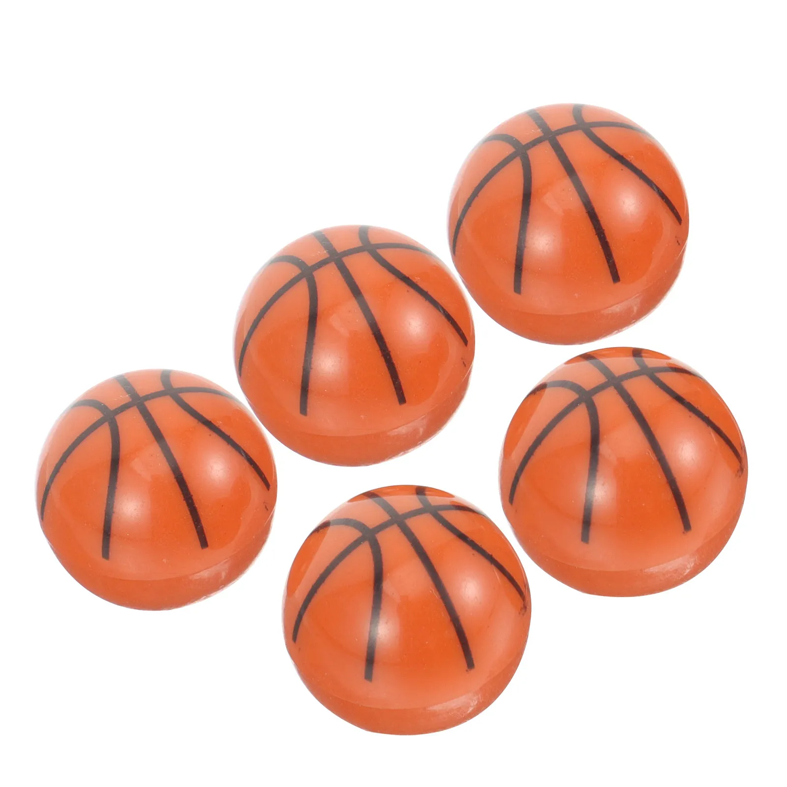 

5Pcs Decorative Tire Valve Caps Basketball Shaped Stem Caps Replacement Car Bike Air Nozzle Covers Rustproof Wear-Resistant