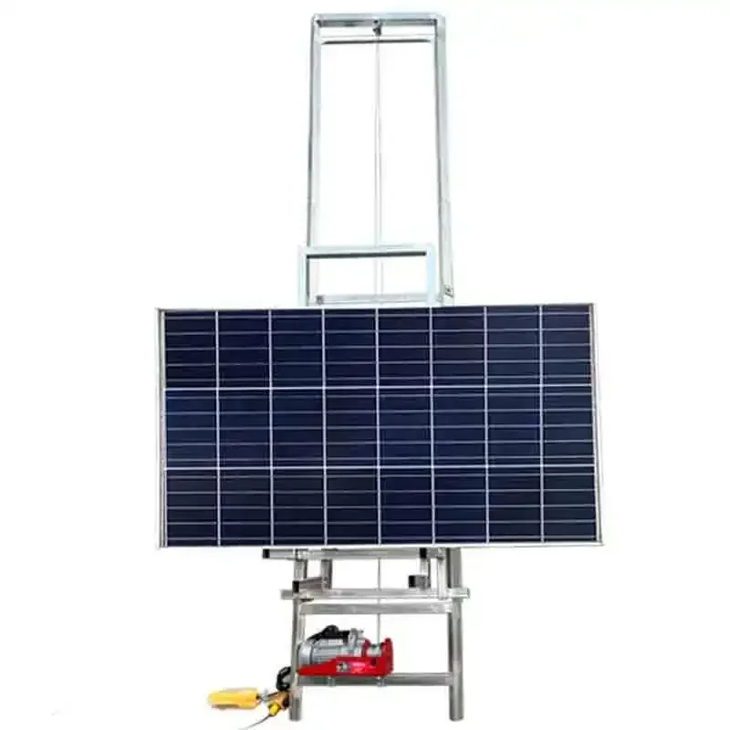 for New glass doors and windows electric small lift hoist hoist photovoltaic panel lift solar panel