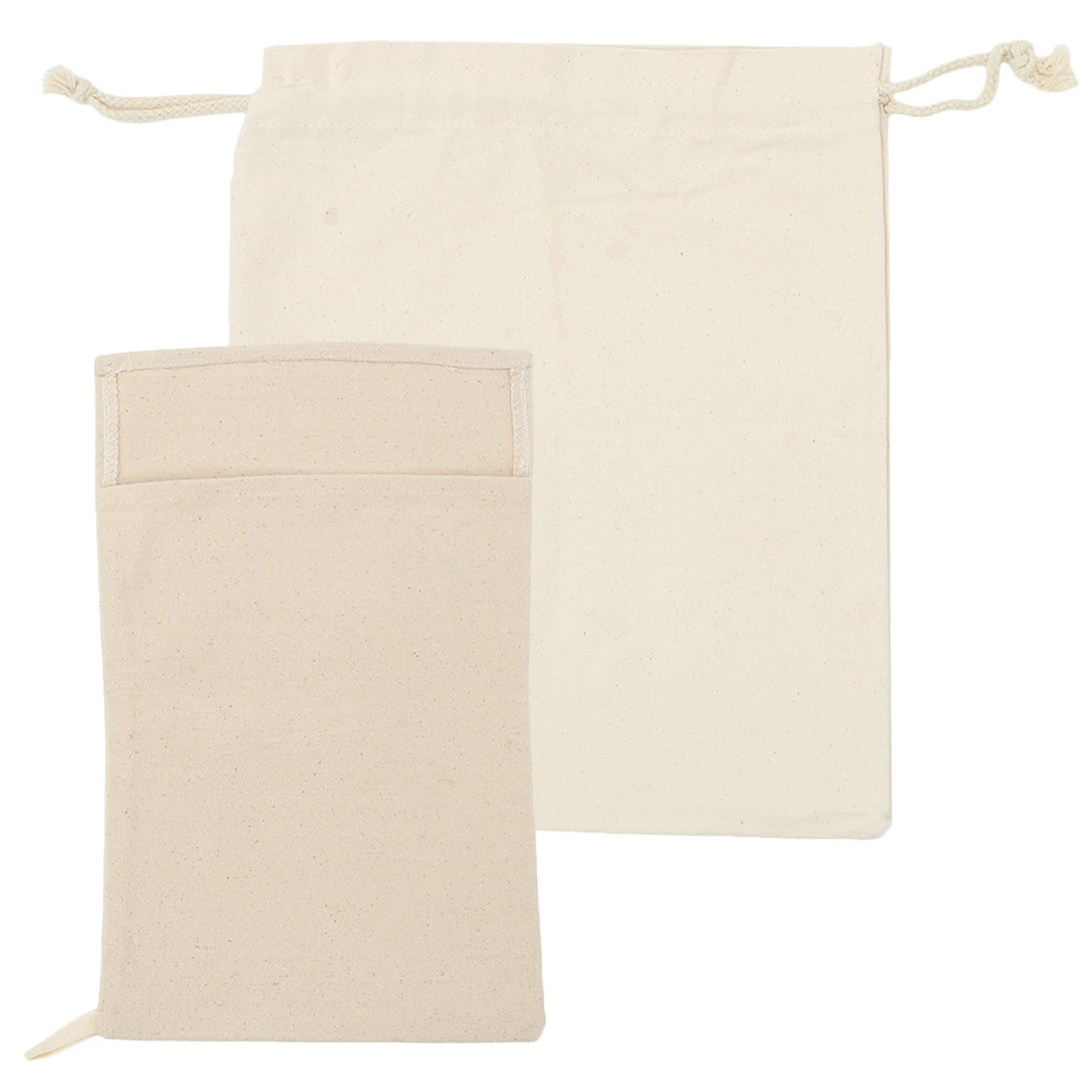 

2pcs Ice Bag Reusable Canvas Bags 32.5x22 30x40 Foldable Bar Accessories Thickened Packing Pouch Storage