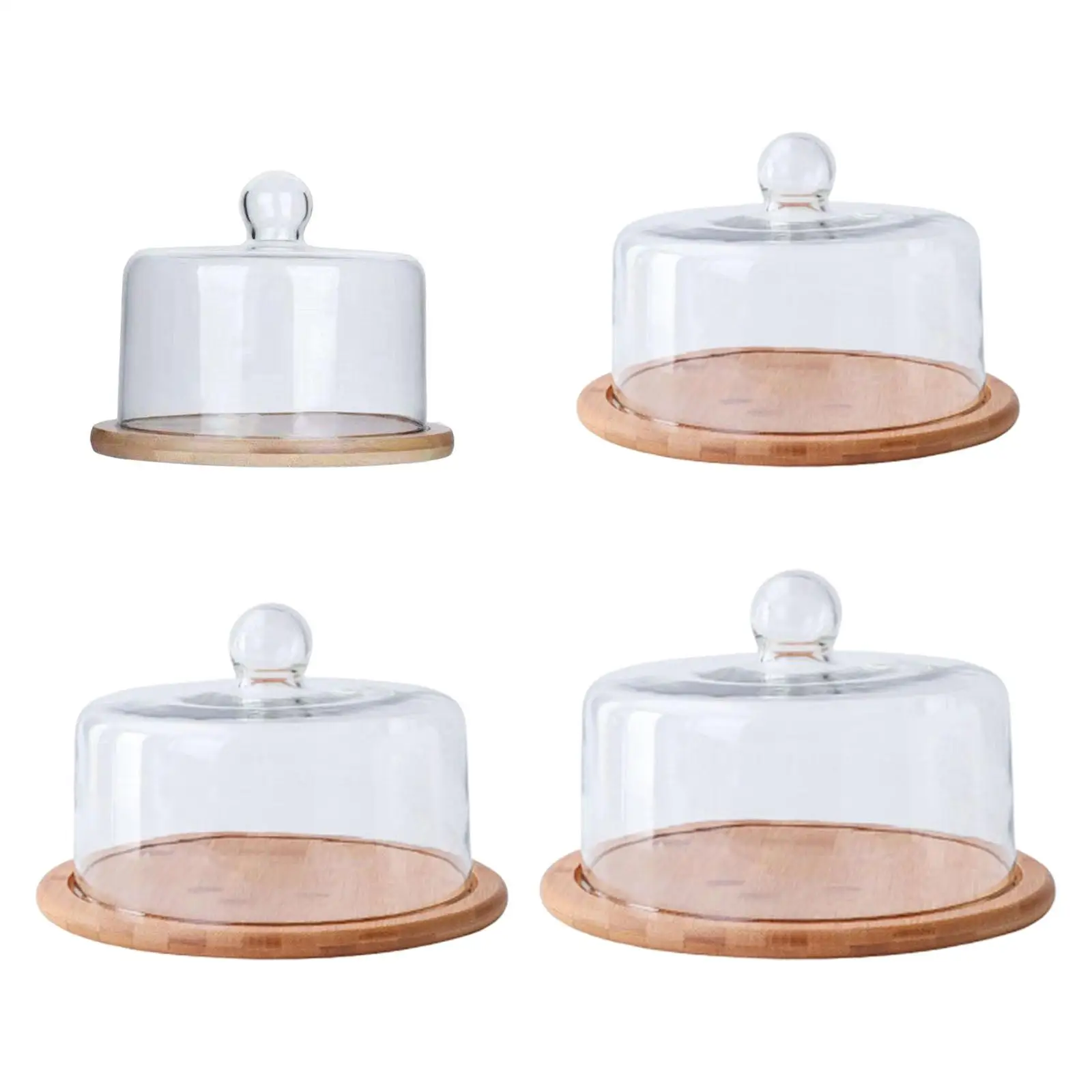 cake stand with dome, salad serving bowl for weddings on party tables