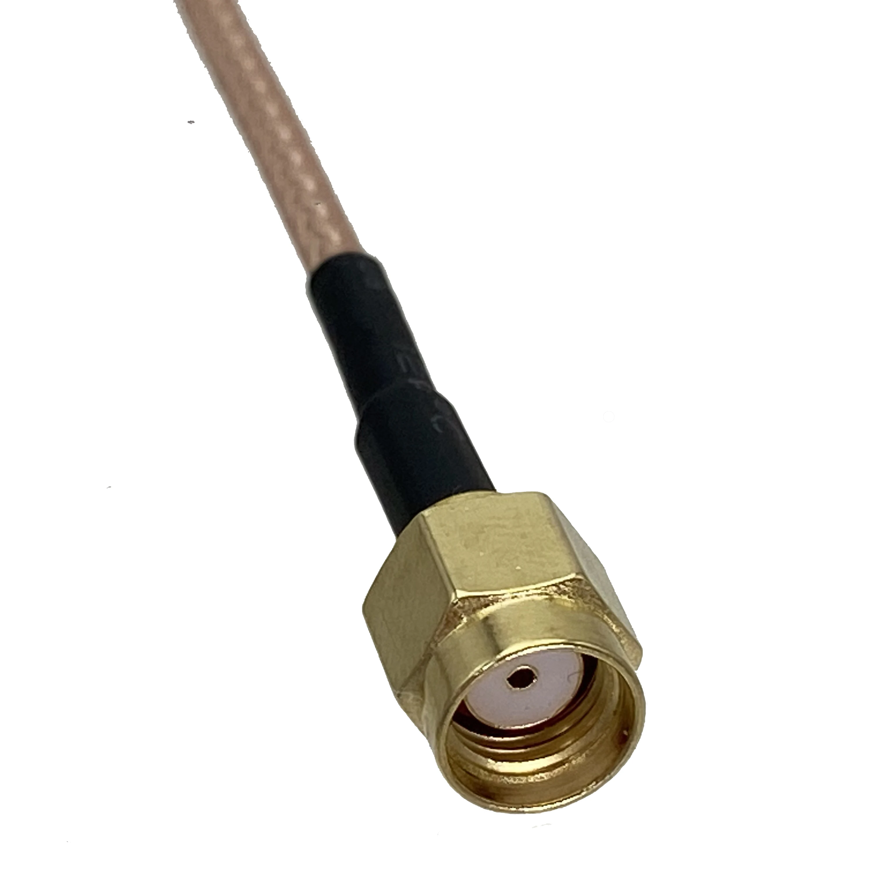 1pcs RG316 Cable SMA Male Plug to RP SMA Male Jack Connector Crimp Wire Terminal RF Coaxial Pigtail Jumper Adapter 4inch~10FT