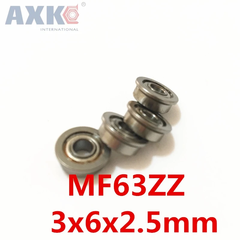 Axk 50 pz Mf63zz 3x6x2.5 Mm cuscinetto flangiato cuscinetto a sfere a gola profonda Mf63z Mf63 di alta qualità