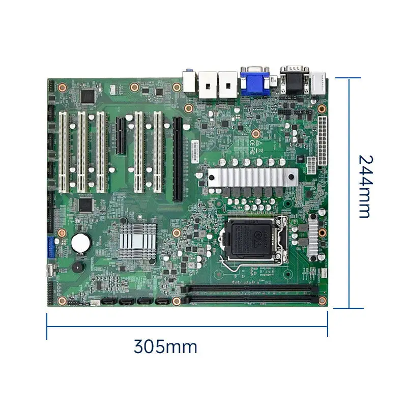 EAMB-1502 10th/11th generation 1200-pin industrial control motherboard is suitable for visual inspection services