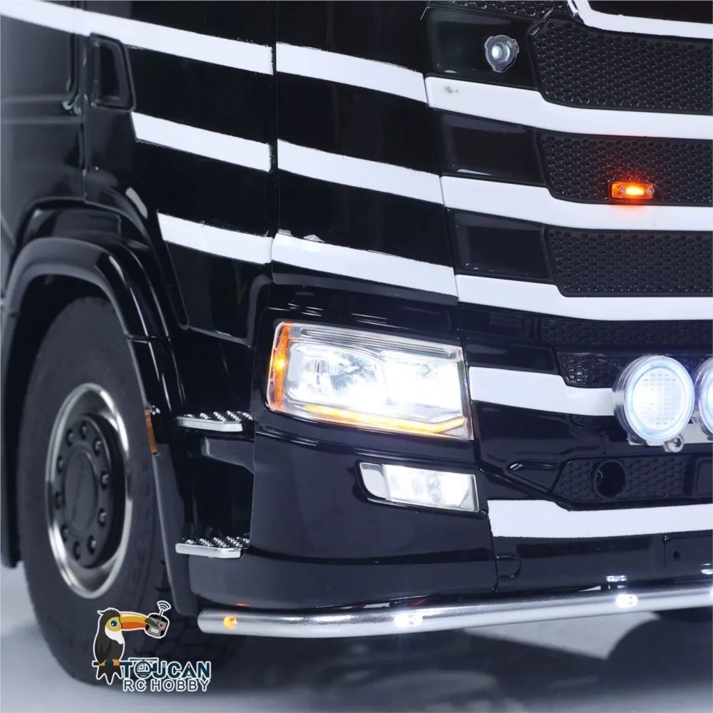 1/14 jouet Unitru 05 770S bricolage RTR RC tracteur camion 4*4 châssis en métal 3 vitesses boîte de vitesses télécommande camion voiture fumée lumière son ST8