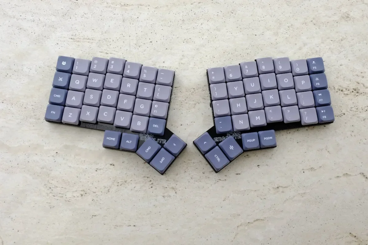 Kit de teclado dividido If-ergolite, teclado inalámbrico de perfil bajo, programador ergonómico personalizado de intercambio en caliente, compatible con teclado para juegos VAIL