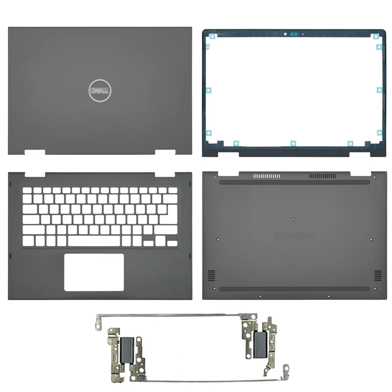 

NEW For Dell Inspiron 13MF 5368 5378 LCD Back Cover/Front Bezel/Hinges/Palmrest/Bottom Case Rear Lid Top Case Gray