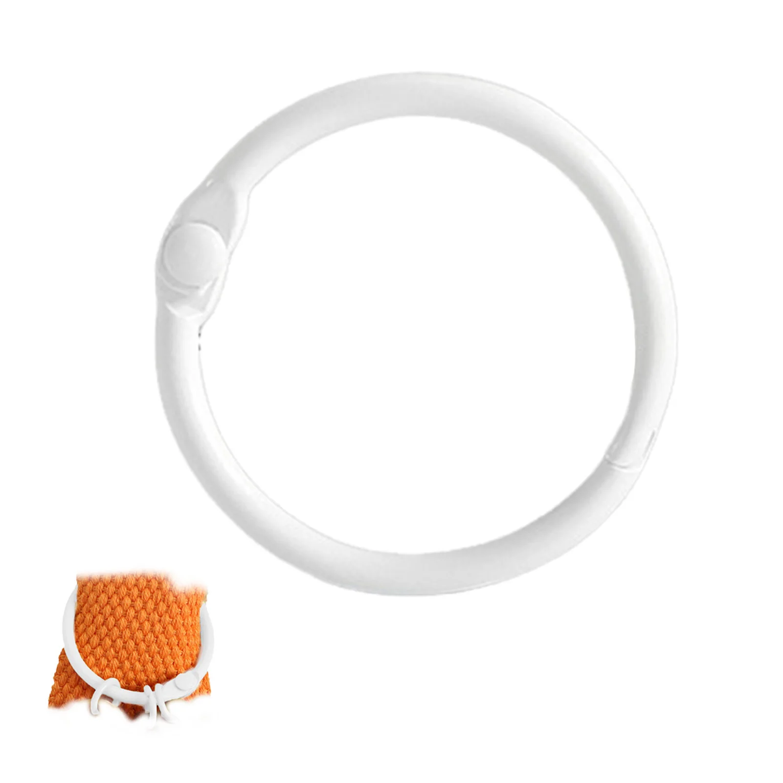 Loose Leaf Binder Rings Convenient to Open and Close Keychain Key Rings Suitable for Office School Home