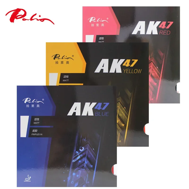 Original Palio AK47 Red/Blue /Yellow table tennis rubber sponge for loop and fast attack new style Raquete De Ping Pong
