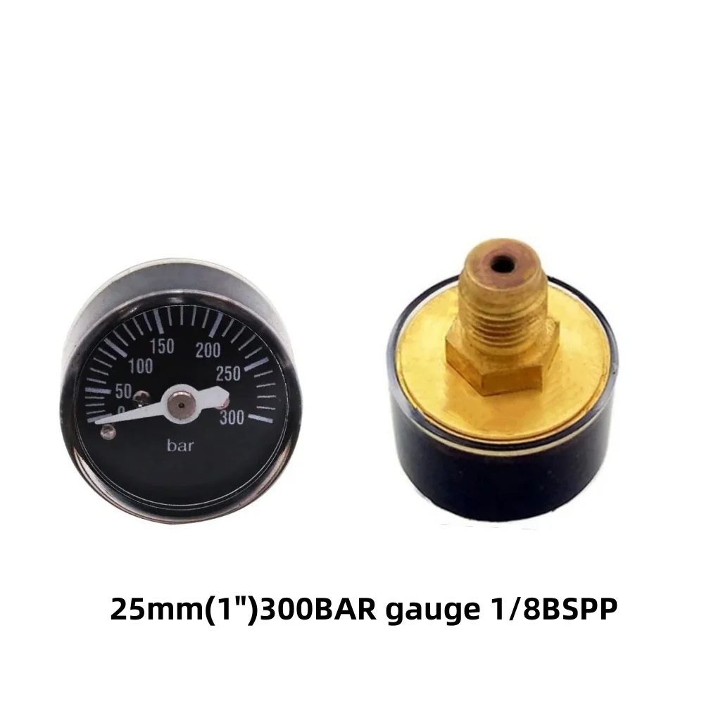 HPA Mini 1/8BSPP 1/8NPT Manometer Manometer Gasflasche Nachfüllregler Armaturen – Detail 6