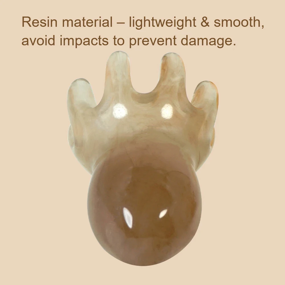 Resin Octopus Comb Cute Head Massager Hair Care Meridian Scraping Scalp Massage Acupuncture SPA Gua Sha Health Massage Tool image 4