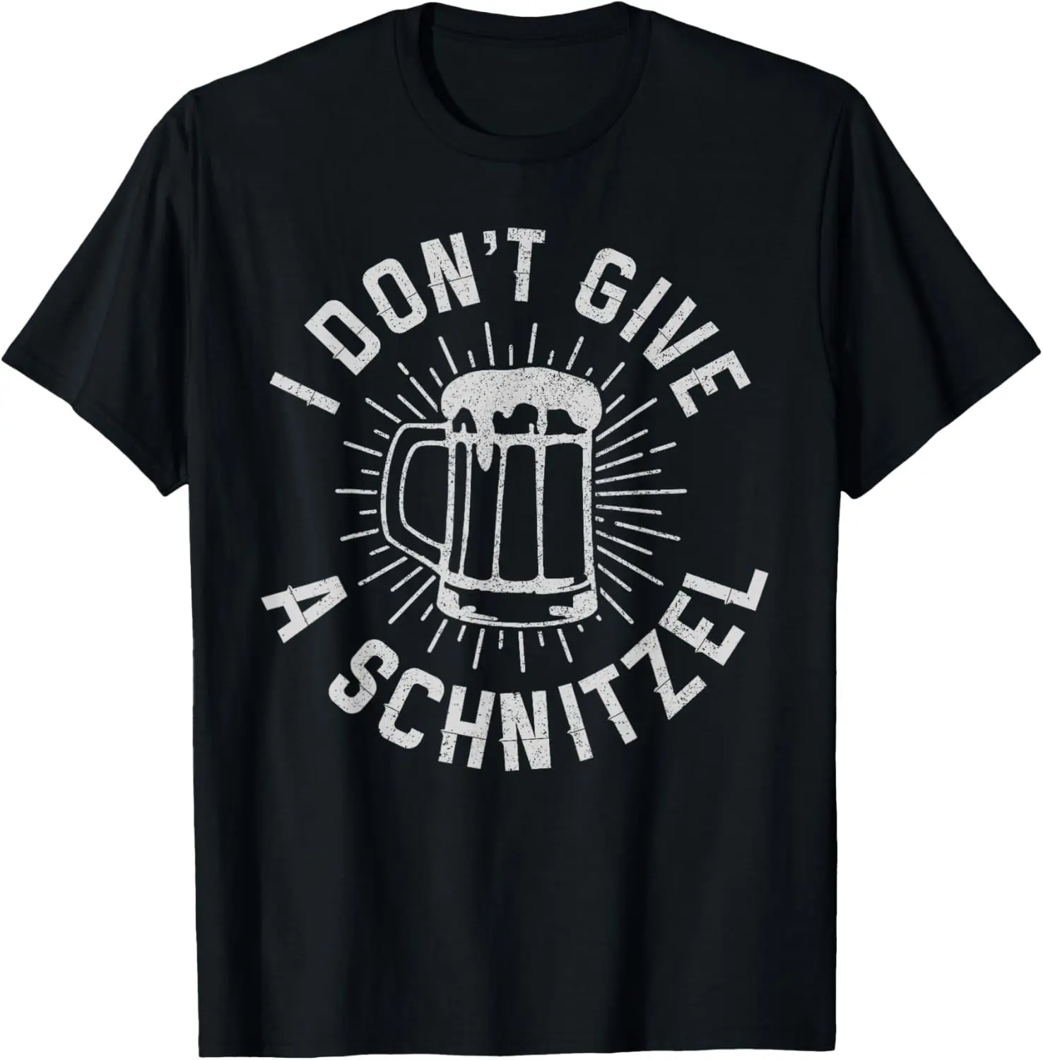 I Don't Give A Schnitzel - Funny German Beer Oktoberfest T-Shirt