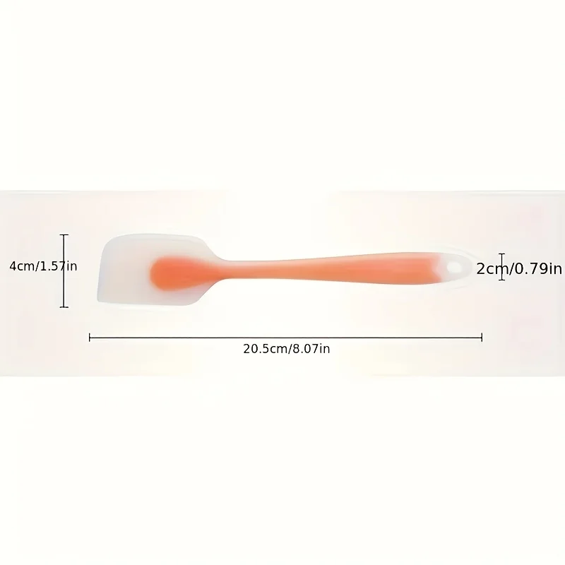 Silicone scraper, jam spreader, heat-resistant cream scraper, mixing and baking tools, food grade kitchen utensils,