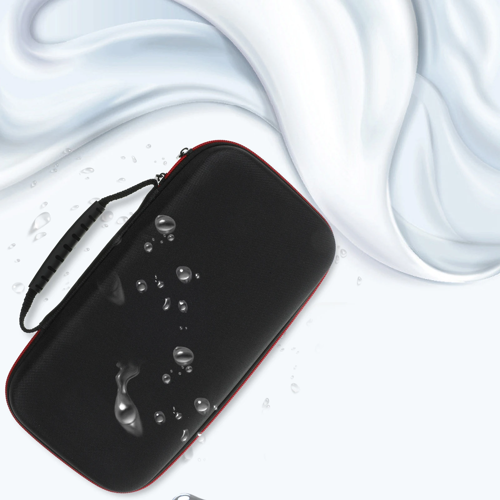 

Portable Microphone Case Hard Eva Dual Lightweight Carrying Storage Pouch Shockproof Travel Protector Microphone Case