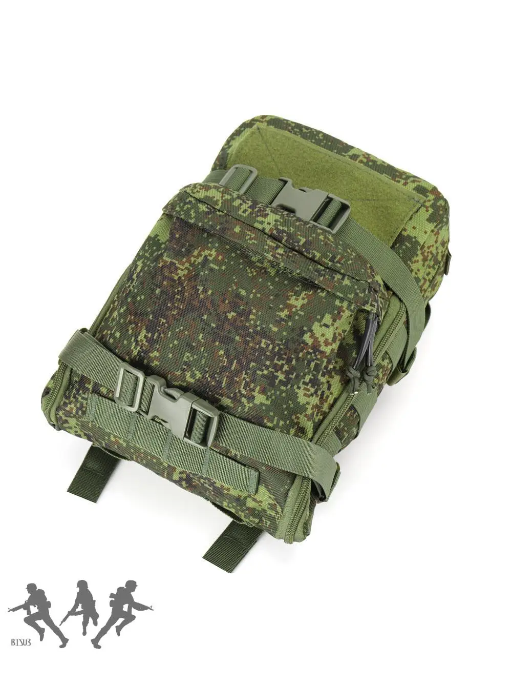 Tactical vest, water bag camouflage lightweight MOLLE vest, accessory bag, chest hanging backpack, Russian EMR camouflage