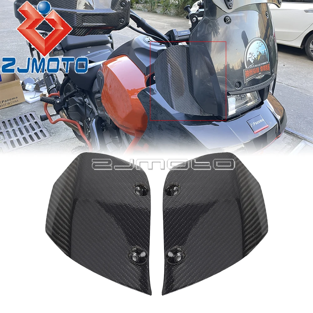 Motorcycle Side Widened Screens Windshield Wind Deflectors Extension For Harley Pan America 1250 Special RA1250S RA1250 2021-23