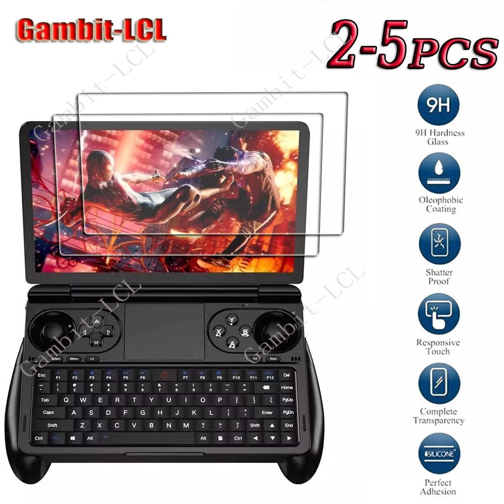 2-5PCS 9H HD Tempered Glass For GPD WIN Mini 2024 Handheld GamePad Tablet  Player Games ON WINMini Screen Protector Cover Film