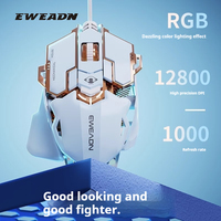 EWEADN G5 Wired Mouse Witn RGB Light Buttons Macro Function Office and Gaming Mouse for PC Laptop Desktop Computer Gamer Gifts