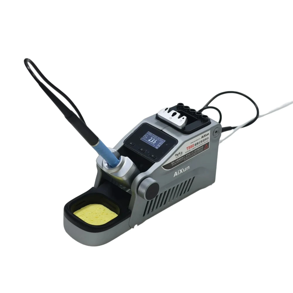 Aixun T380 المحمولة الذكية سبيكة لحام كهربائي ل T210 مقبض لحام للوحة الأم PCB IC رقاقة لحام أداة إصلاح