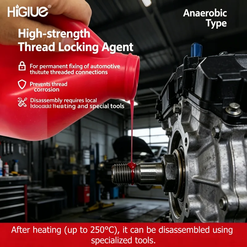 1000ml High-strength Thread Locker, Anaerobic Screw Adhesive, Liquid PTFE Tape, Screw Anti-loosening Glue with No Leakage Sealin