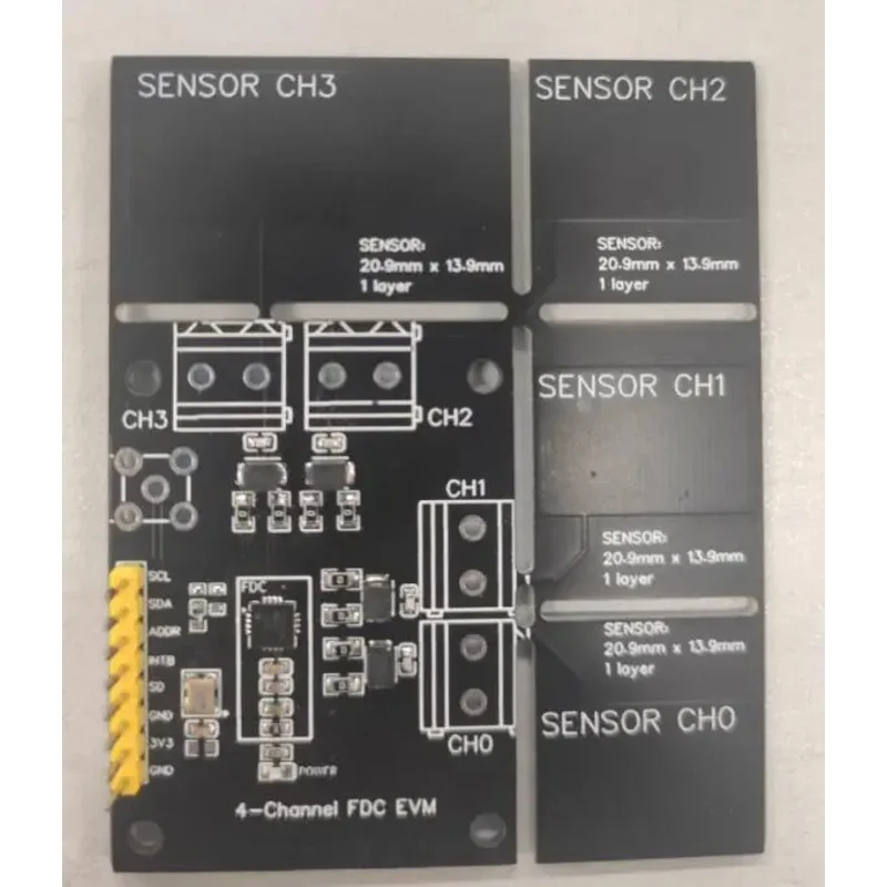 FDC2214 Module Capacitor Sensor Electronic Design Competition Gesture Recognition Paper Count Liquid Level Measurement