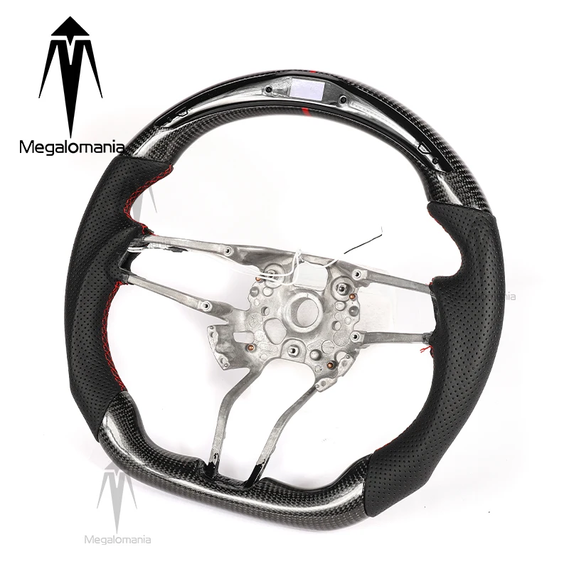 Carbon Fiber Steering wheel For Porsche Panamera Cayenne Macan 718 911 Taycan 971 Boxster 957 Carrera Complete Steering Wheel