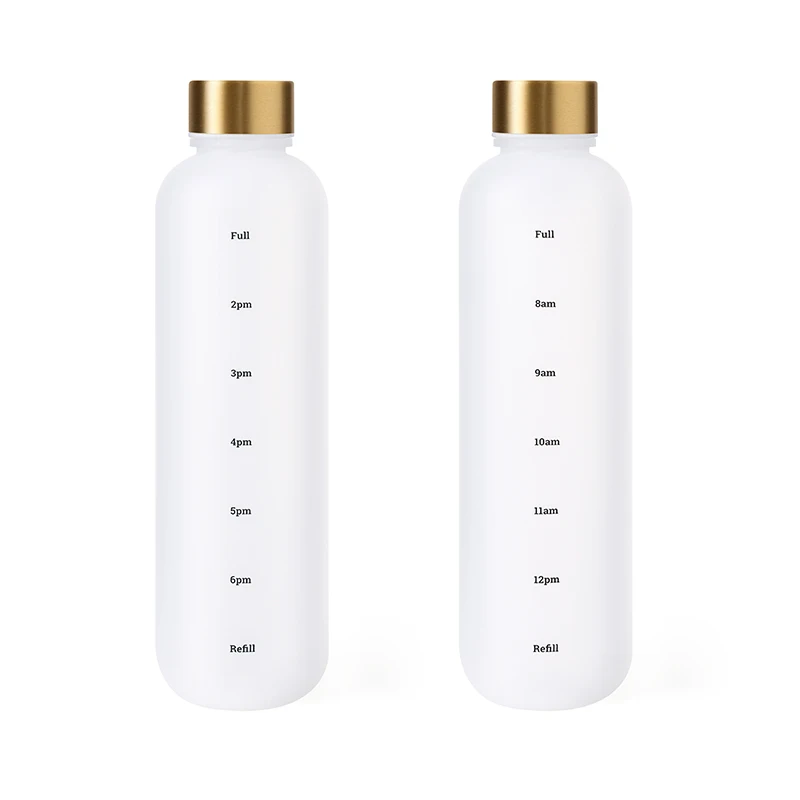 1000-ml-Flasche mit Zeitmarkierung, motivierend, wiederverwendbar, für Fitness, Sport, Outdoor, Reisen, Radfahren, auslaufsicher, BPA-frei, mattierte Flasche – Detail 9