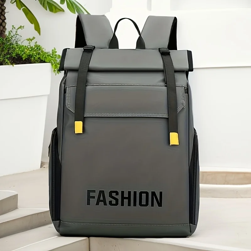 Męski plecak casualowy o dużej pojemności, rozszerzalny plecak na laptopa z wieloma przegródkami, wytrzymały czarny plecak do dojazdów do pracy.