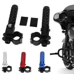 22-26mm Aluminum Motorcycle Part Universal Adjustable Pedals Folded Footrest Footpeg For Harley For Honda For Suzuki For Yamaha