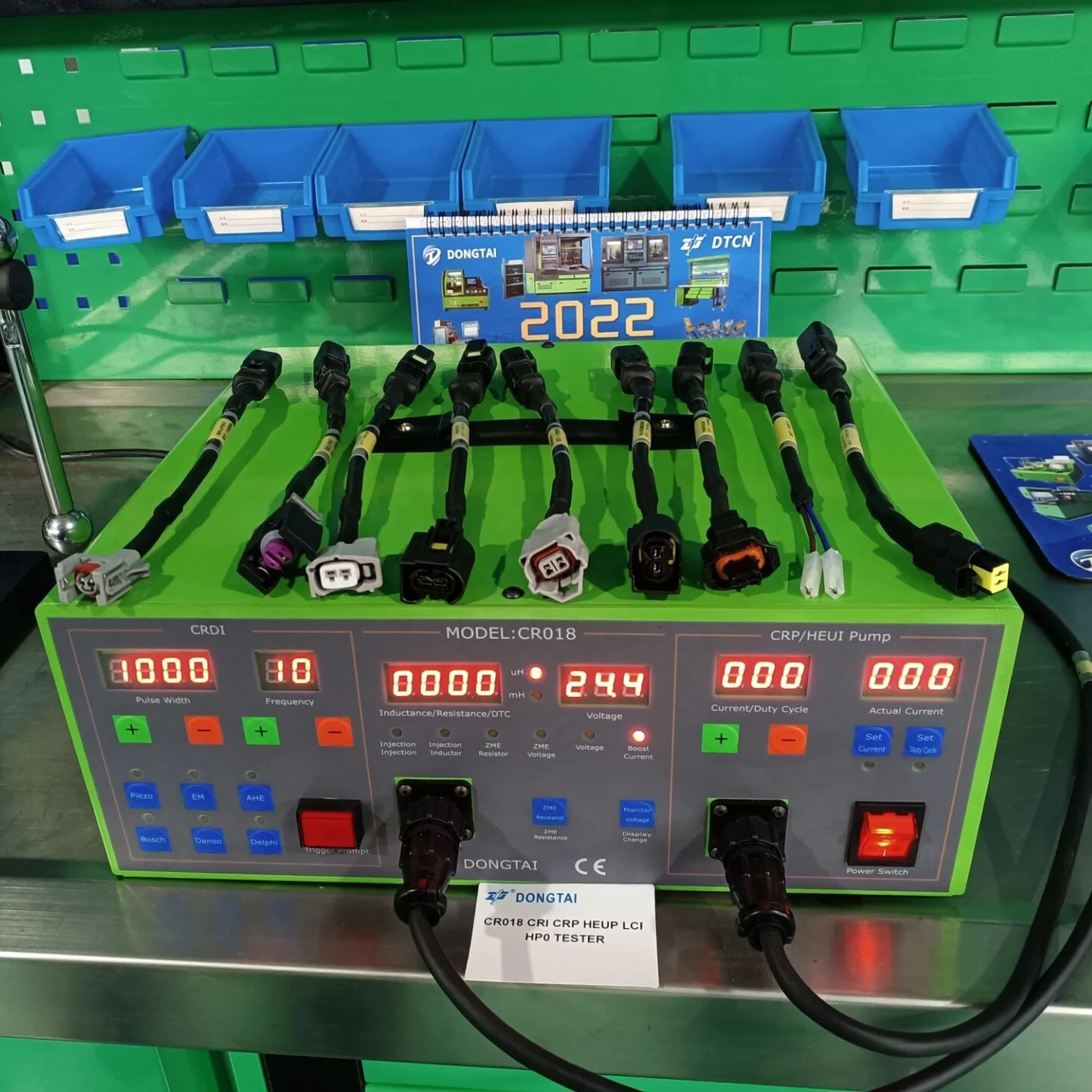 CR018 Common Rail Injector, Piezo tester, Common Rail Pump and HEUI pump tester Injector Tester testing equipment