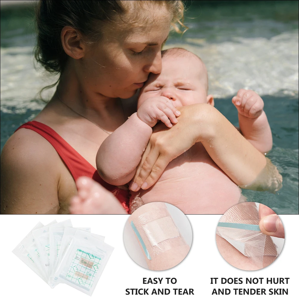 2 صندوق مقاوم للماء ملصقات السرة الطفل بقع السري تنفس لحديثي الولادة الرضع زر البطن حماية بعد الولادة #1