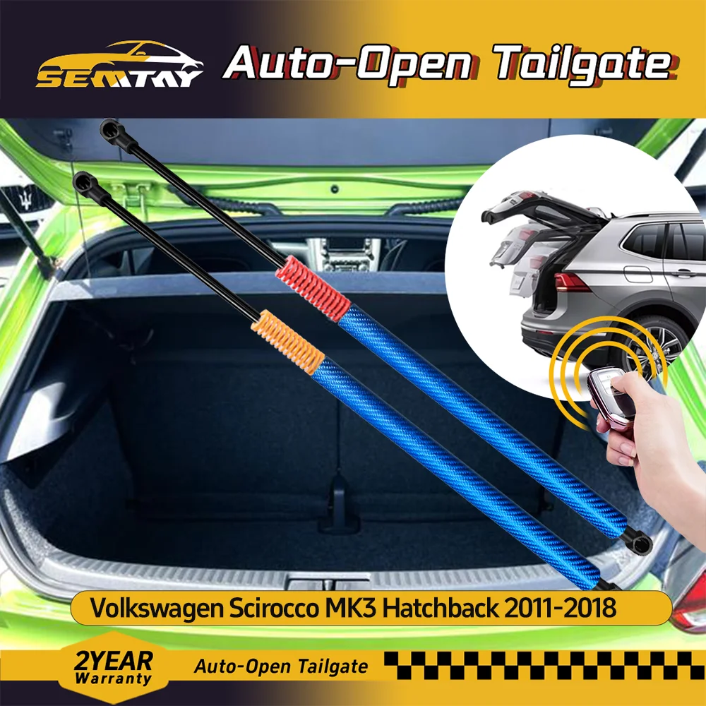 

SEMTAY автоматические подъемные стойки багажника с пружиной для Volkswagen Scirocco MK3 2011-2018 задние опоры багажника