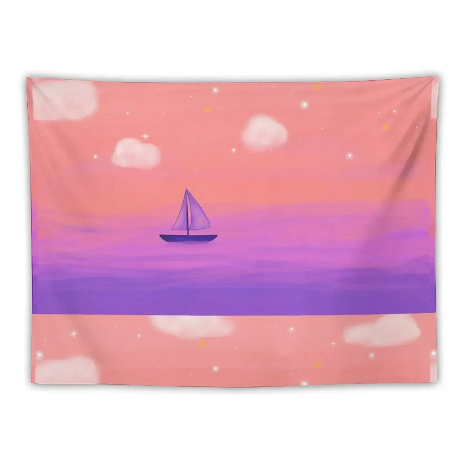 

Dream Boat Tapestry Outdoor Decor Room Decor Aesthetic Tapestry