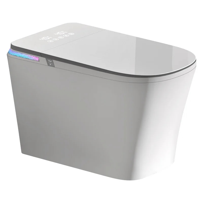 

Квадратный автоматический встроенный интеллектуальный унитаз, мгновенный двойной водный сифон, смывной пенный очищающий унитаз