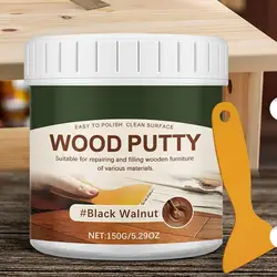 150g Stainable Wood Crack Filler Wood Furniture Repair Kit Touch Up Wood Putty Wood Caulking Filler For Repairing Wood Scratches