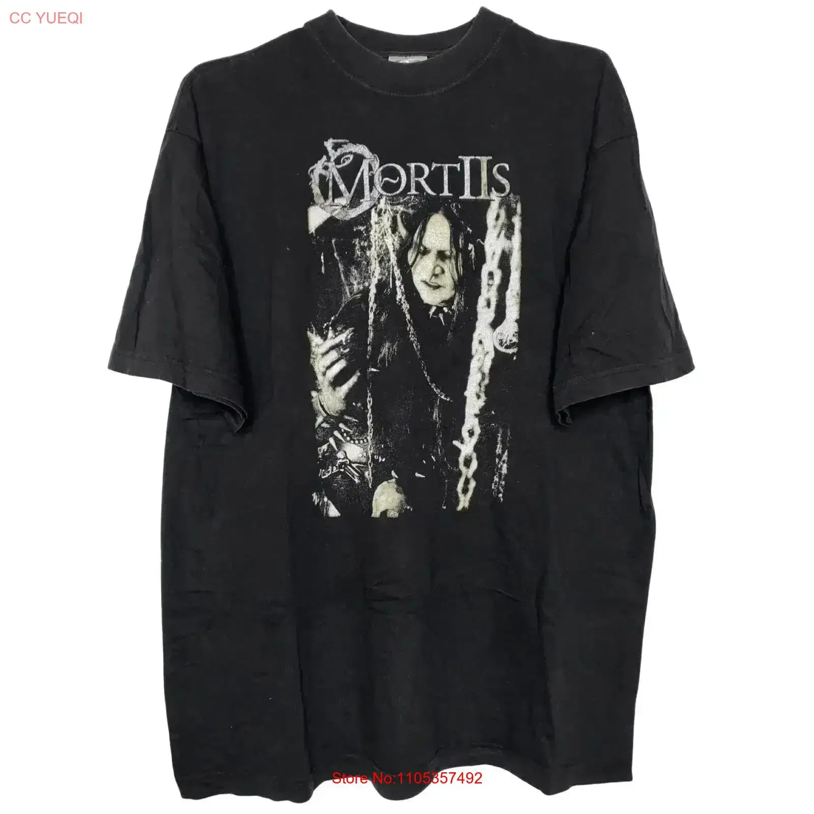Vintage Mortiis T Shirt Size L Dissection Darkthrone Bathory Carpathian Forest vintage Washed Versatile designer clothes Casual