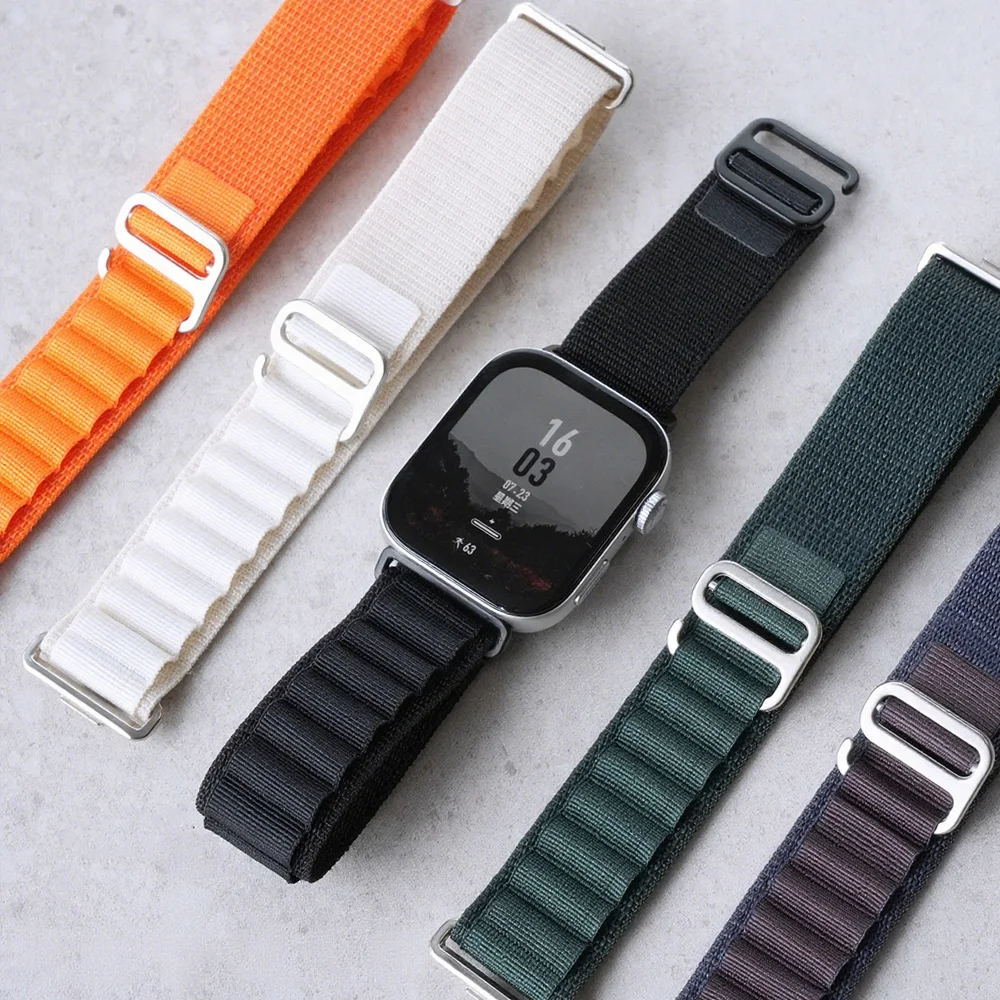 Cinturino ad anello alpino per Huawei Watch Fit 4/fit 4pro cinturino sportivo in nylon traspirante Correa per cinturini Huawei Fit 3/fit 2