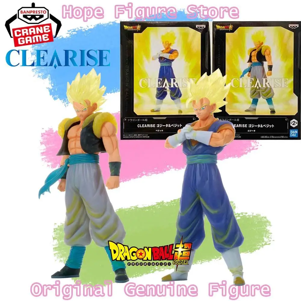 

В наличии Оригинальная фигурка BANPRESTO CLEARISE Dragon Ball Super Gogeta Vegetto, модель аниме-персонажа, игрушка