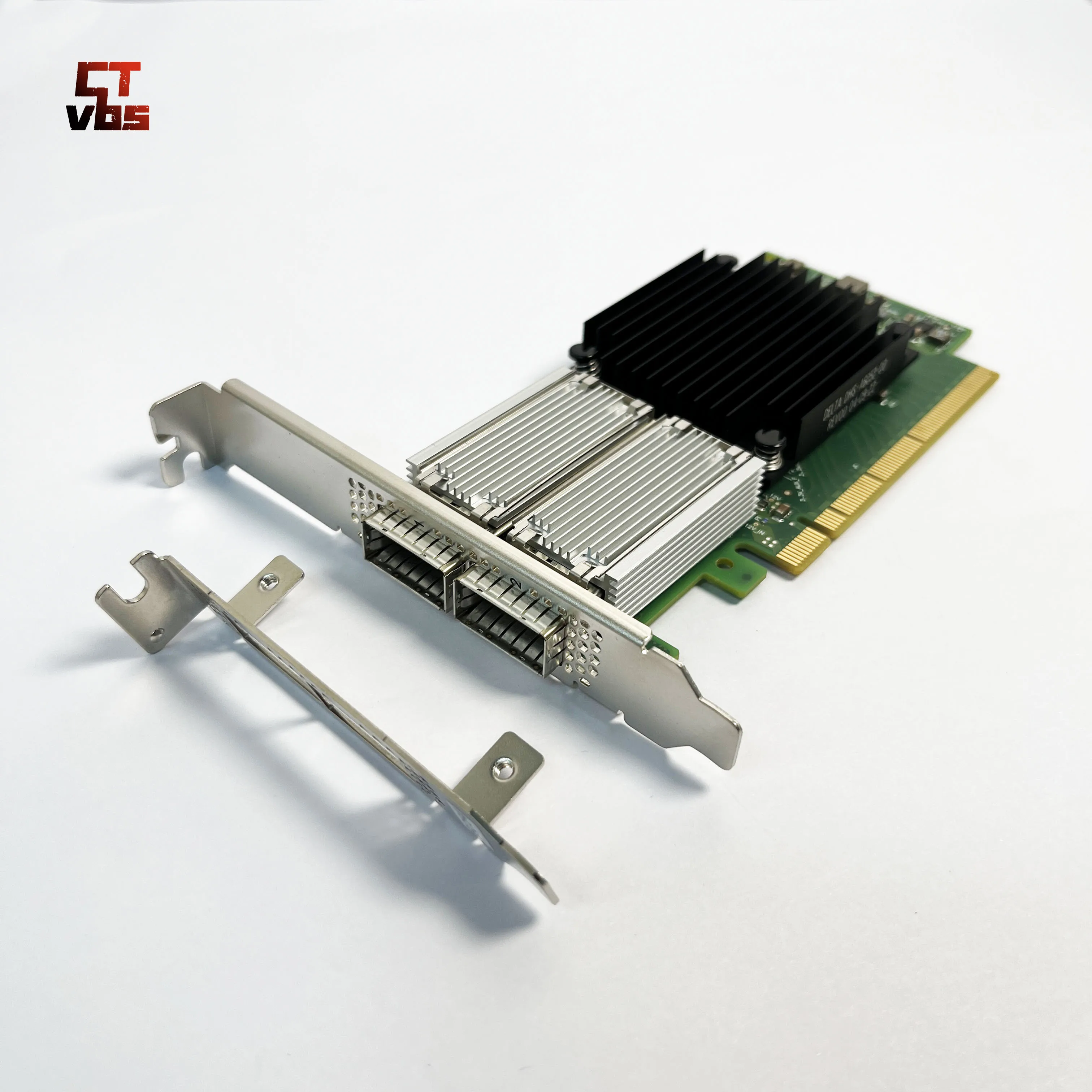 

Mellanox MCX516A-CCAT ConnectX®-5 EN Network Interface Card CX516A 100GbE Dual-Port QSFP28 PCIe3.0 x 16 Both Brackets