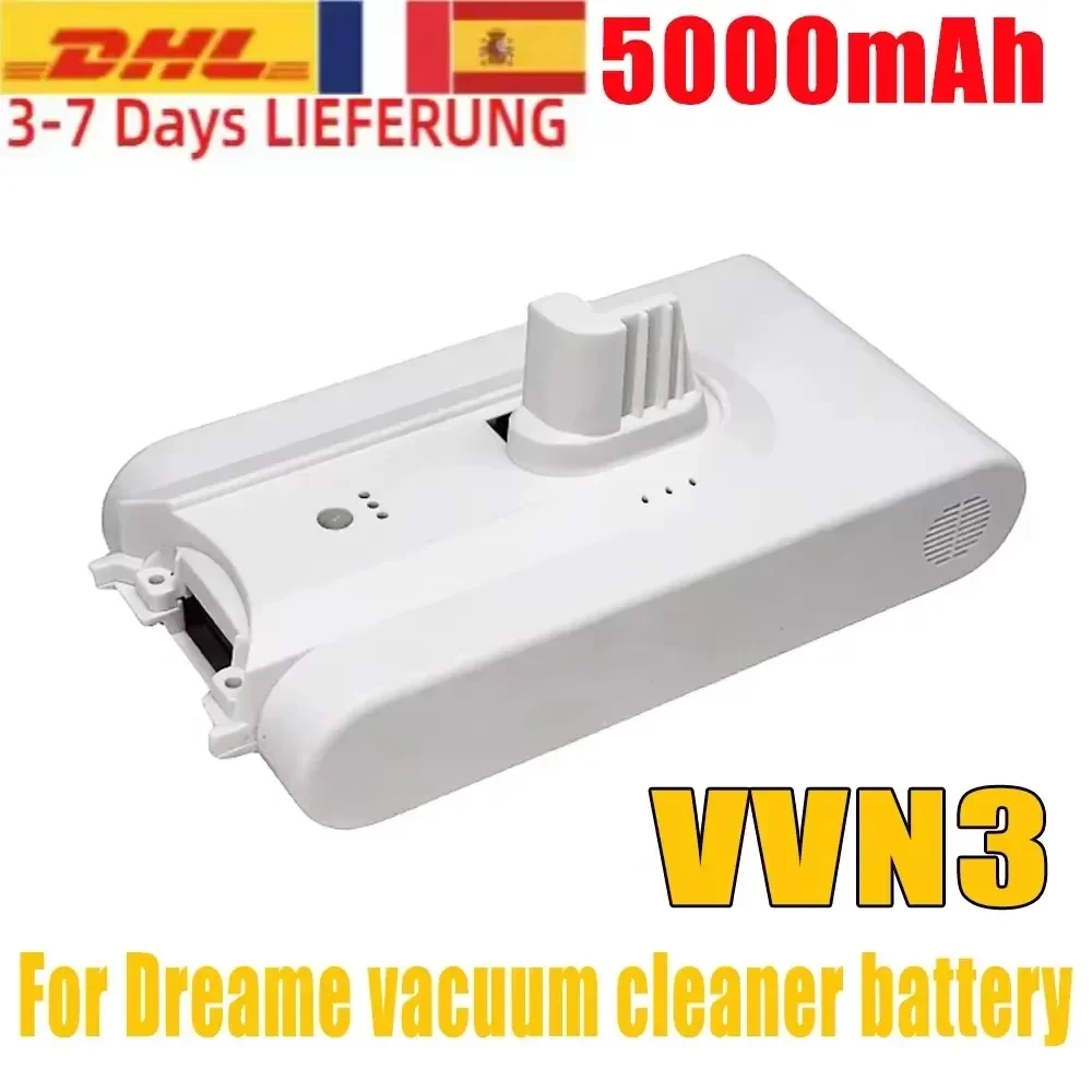 25.2V 5000mAh pour aspirateur Xiaomi Mijia V8 V9 V9B V9P V10 VVN3 VVN4 Dreame aspirateur 18650 Li Ion batterie