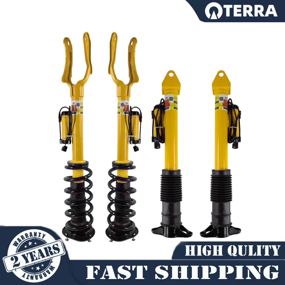

4X Front Rear Left &Right Shock Absorber Struts Assys w/Electr For Jeep Grand Cherokee SRT8 2012-2015 68139497AC 68139502AB