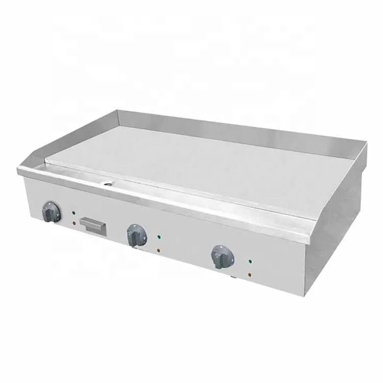 Equipo de Cocina Comercial de Acero Inoxidable para Restaurantes, Plancha Eléctrica, Parrilla, Plancha Teppanyaki
