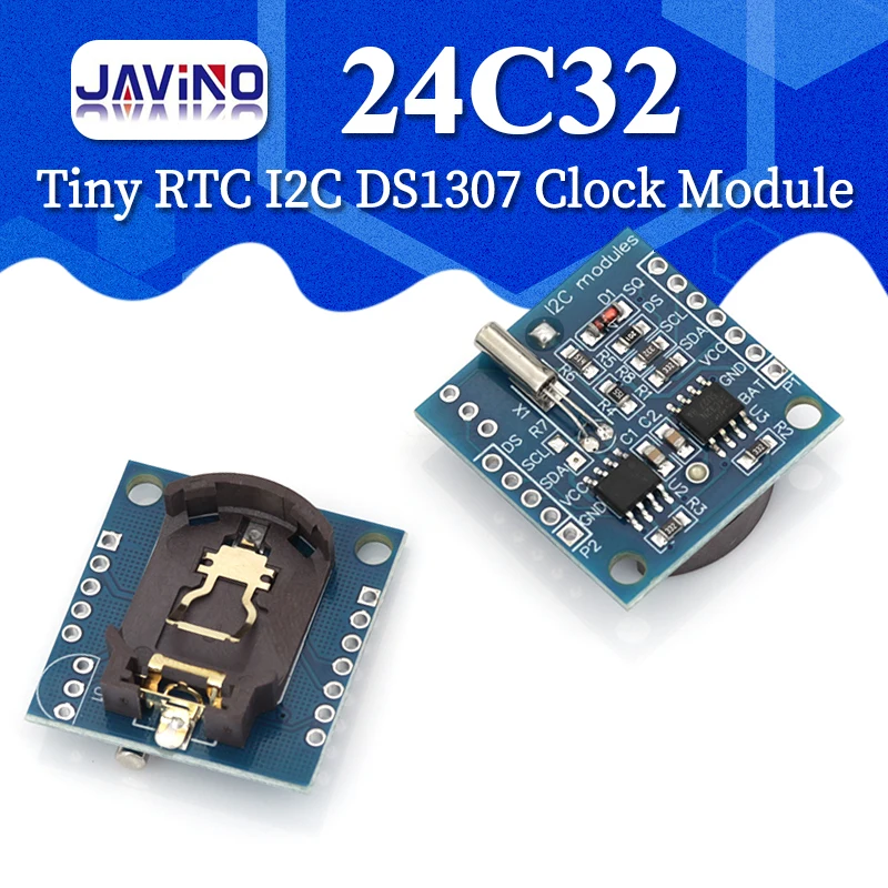 I2C RTC DS1307 AT24C32 Real Time Clock Module for Arduino 51 AVR ARM PIC