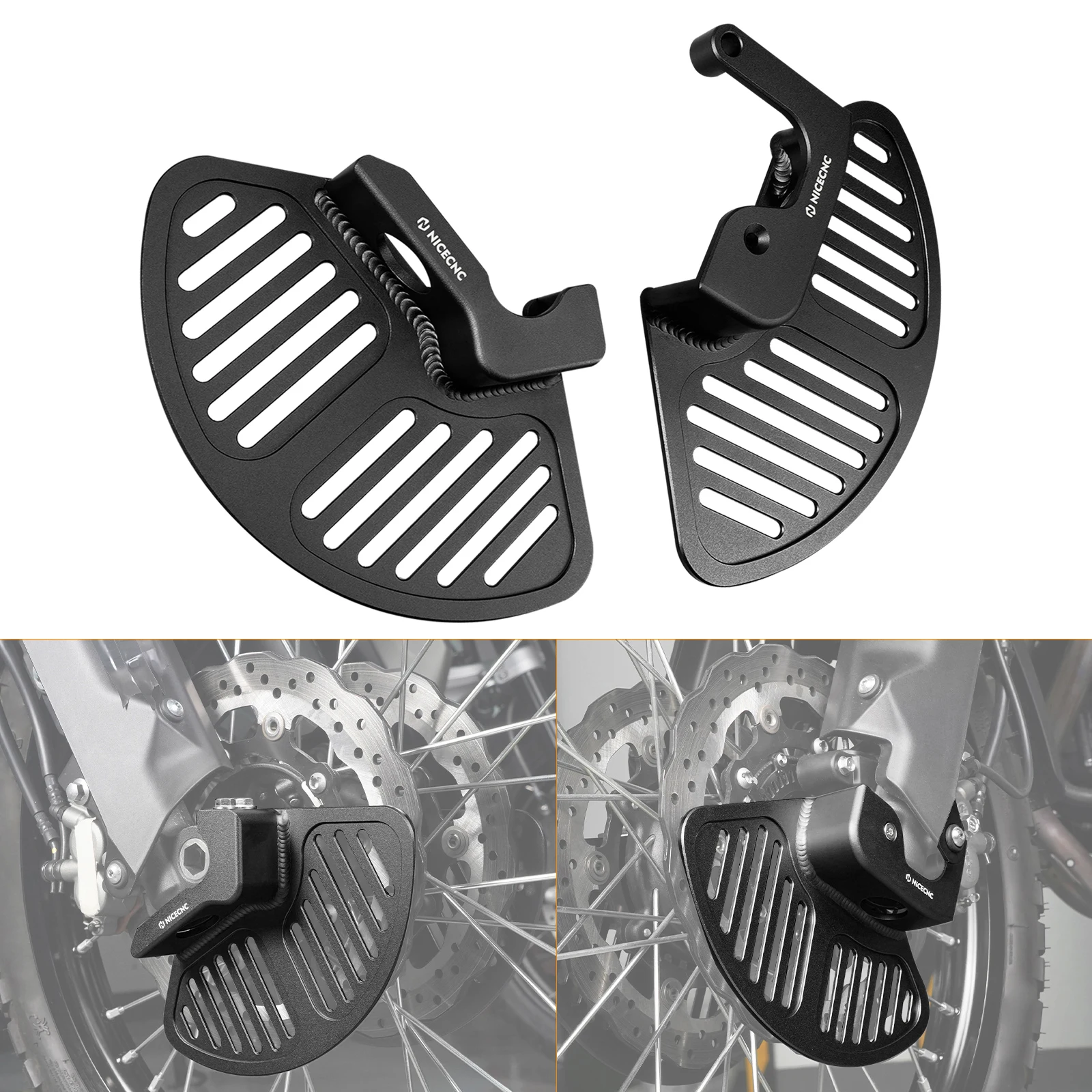 

For 2019-2024 Yamaha Tenere 700/Rally Edition Front Fork Leg Cover Brake Disc Guard for Yamaha Tenere 700 World Raid 2022